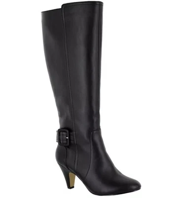 Botas de vestir altas para mujer Bella Vita Troy II de cuero negro talla 11 Foto 1 de 4
