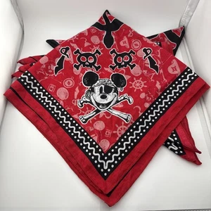 2025 Disney Cruise Line Mickey Mouse Pirates Night Scarf Bandanas (Lot of 3) - Picture 1 of 9
