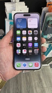 Apple iPhone 14 Pro Max - 128 GB - Space Black (Unlocked) - Cracked Back - Read - Afbeelding 1 van 8