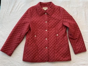 Michael Kors Quilted Jacket Womens XL Red - Picture 1 of 10