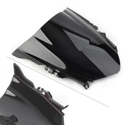 Black Motorcycle Front Windshield Windscreen Fit For Honda CBR500R 2013 2014-15 - Image 1 of 4