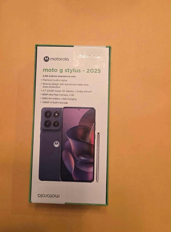 Motorola Moto G Stylus 2025 (Cricket Wireless) 128 GB sellado de fábrica Foto 1 de 1