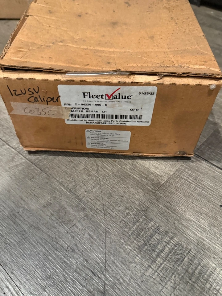 Genuine OEM ISUZU Front Left Brake Caliper – Part # 2‑94226‑005‑0 (also 29422600 - Image 1 of 2