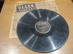 Ink Spots & Ella Fitzgerald 78rpm Single 10-inch Decca Records #18587 Cow-Cow... - Foto 1 di 5