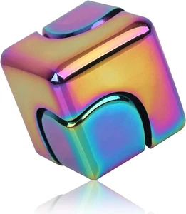 Aluminum Alloy Fidget Spinner Cube – EDC Hand Spinner Toy for Focus, Stress Reli - Picture 1 of 6
