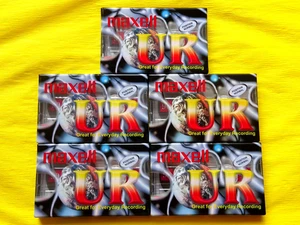 5x MAXELL UR 90 Cassette Tapes 2002-2005 + OVP + SEALED + - Picture 1 of 3