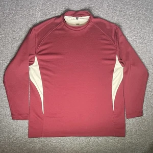 Nike Golf Pullover Para Hombres XL Rojo Manga Larga Dri-FIT Rendimiento Camisa Atlética - Imagen 1 de 9