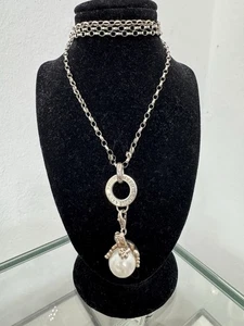 Thomas Sabo Kette mit Anhänger, 925er Sterlingsilber, Anhänger Frosch mit Perle - Bild 1 von 4