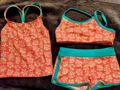 Traje de baño hawaiano rosa Boden 3-4T Foto 1 de 4