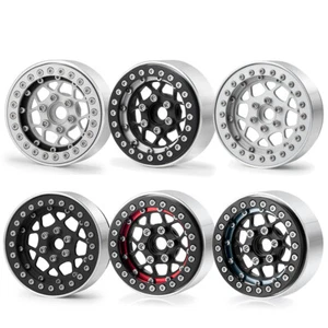 Llantas de aleación de aluminio CNC Beadlock de 1/4/6 piezas de 1,9"" para coche sobre orugas de radiocontrol de 1:10 - Imagen 1 de 17