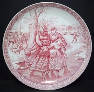 The Spode Blue Room Collection 8.5" Victorian Christmas Plate No. 2 S3439-V - Picture 1 of 4