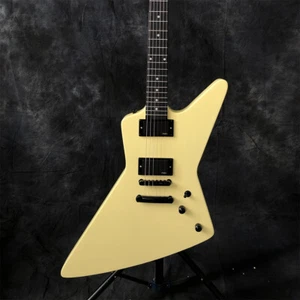 Custom Shop Cream Explor Electric Guitar Solid 6 String US Ship - Picture 1 of 4