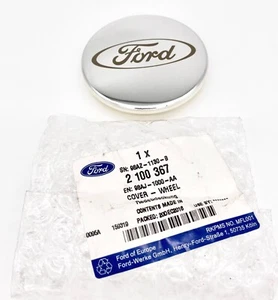 Ford Alloy Wheel Center Hub Silver Cover Cap 1pcs 2100367 OEM & New - Picture 1 of 4