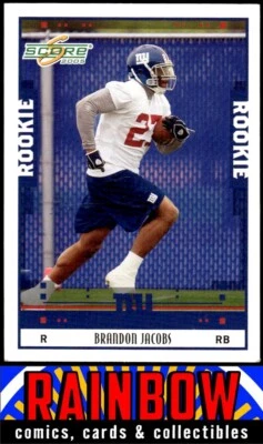 2005 Score #379 Brandon Jacobs  Rookie  New York Giants - Image 1 of 2