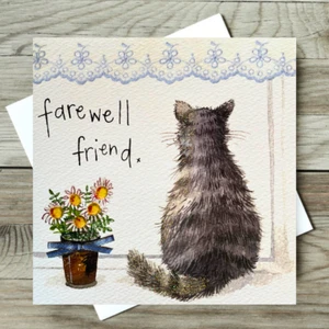 Sympathy Card Farewell Friend Alex Clark Sparkle and Glitter Greetings Card Gift - Picture 1 of 4