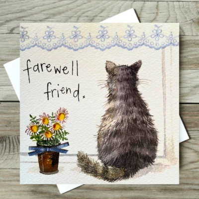 Sympathy Card Farewell Friend Alex Clark Sparkle and Glitter Greetings Card Gift - Image 1 of 4