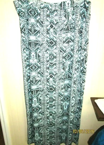 HH. BOBBIE BROOKS LADIES SIZE XL LONG SKIRT BLUES NWT - Picture 1 of 1