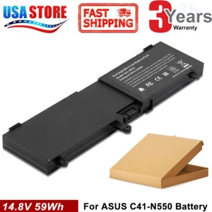C41-N550 Battery For ASUS N550J N550JA-SB71T N550JK-DS71T N550JK-DB74T N550JV - Picture 1 of 10