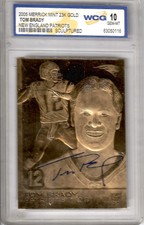 2005 Merrick Mint 23k Gold Tom Brady