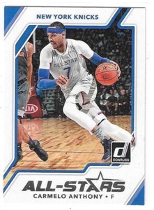 2017-18 PANINI-DONRUSS CARMELO ANTHONY ALL-STARS #25 NEW YORK KNICKS - Picture 1 of 2
