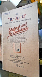 The RAC County Road Map and Gazetteer. No 25. Edinburgh & The Borderland - Foto 1 di 4