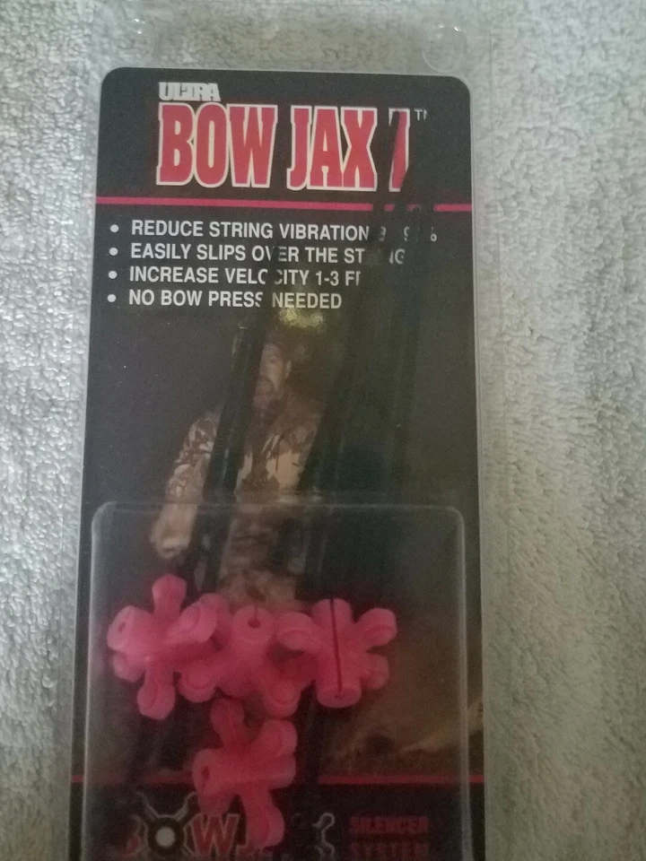 Ultra Bow Jax I String Silencer, 4 pack, Pink-BRAND NEW-SHIPS SAME BUSINESS DAY  - Изображение 1 из 3