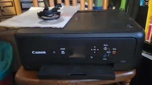 Canon Printer/Copier/Scanner, TS5120. For Parts Only. Power Cord Included. - Zdjęcie 1 z 2
