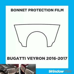 Für Bugatti Veyron 16-17 Klar Motorhaube Pfa Kratzer Schutz Folie - Picture 1 of 3