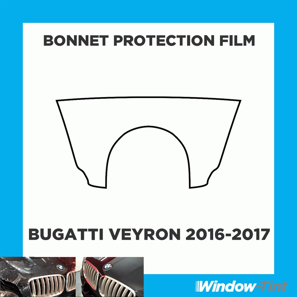 Película protectora contra arañazos PPF para capó transparente para Bugatti Veyron 16-17 Foto 1 de 3