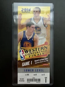 2014 Warriors Playoff Ticket Runde 3 (Steph Curry & Klay Thompson) - Bild 1 von 2