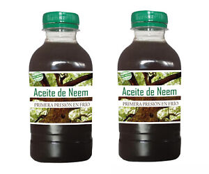 Aceite de Neem alta Azadiractina 2 x 500 ml  (1 Litro)