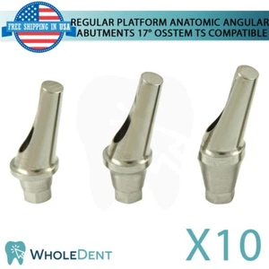 10x Pilar Anatómico Ángulo Regular 17° Titanio Dental Osstem® TS Compatible - Imagen 1 de 5