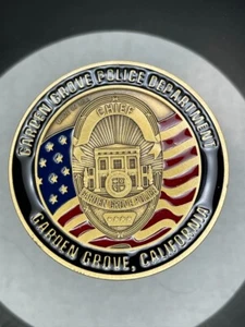 Garden Grove Police Chief Joseph Polisar IACP President 2003-2004 Challenge Coin - Picture 1 of 3