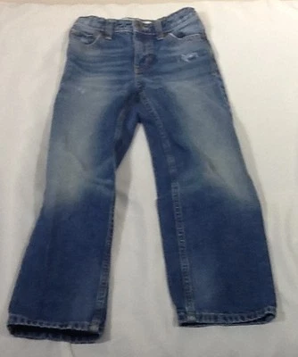 Pantalones de mezclilla azul claro calce recto St893 Cherokee para niños talla 7 Foto 1 de 4