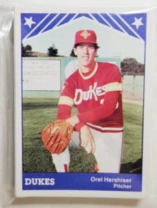 1983 TCMA Albuquerque Dukes Minor League Team Set W/ Orel Hershiser Rookie Card - Picture 1 of 2