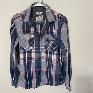 Petrol Industries The Qualifier Long Sleeve Polo for Men Multicolor 100% Cotton - Picture 1 of 11