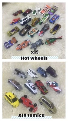 🔴 Lot x10 Tomica Car Vintage Tomy - x19Hot wheels Car  Model - Image 1 of 4