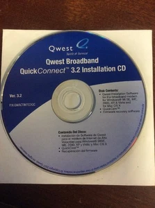 Quest Broadband Quick Connect 3.2 Installation CD Win 98SE/2000/XP/Vista/Mac OS  - Picture 1 of 8