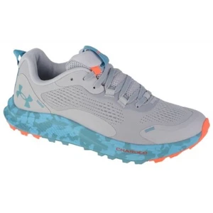 Women Under Armour Charged Bandit TR 2 Running Shoes Size 12 Grey Blue 3024191 - Picture 1 of 16