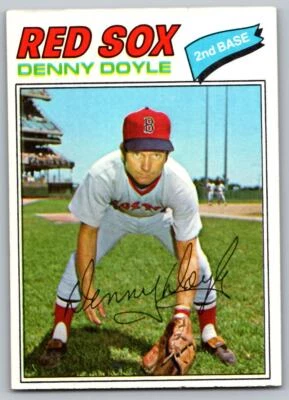 1977 Topps #336 Denny Doyle     Boston Red Sox - Image 1 of 2