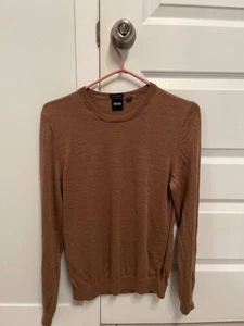 Hugo Boss $398 Men's Banilo Regular Fit 100% Cashmere Knit Sweater Size S - Picture 1 of 4