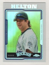 2005 Topps Chrome White Refractor #267 Todd Helton Colorado Rockies BV$4