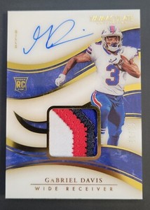 2020 Immaculate GABRIEL GABE DAVIS RPA RC 4-color Rookie Patch Auto /99