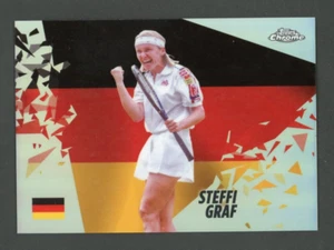 2024 Topps Cromo Tenis Steff Graf Patriótico Orgullo Estuche Hit SSP 1 - Imagen 1 de 2