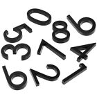 10x Nummern-Adressschild-Aufkleber, universell für Türen & Briefkästen (0-9)