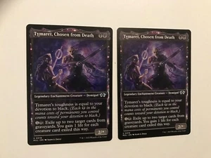 x2 Tymaret, Chosen from Death : MUL MTG 0018 SHOWCASE UNC NM: Black Demigod - Bild 1 von 4