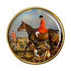 Horse and Hounds Pin Badge