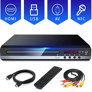 DVD Player für Fernseher 1080P DVD-Player Region Free CD Player + Fernbedienung - Bild 1 von 23