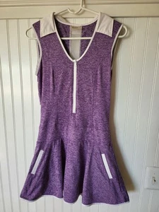 Olaya Sport Purple Large Collared Golf Tennis Pickleball Mini Dress Skort - Picture 1 of 11