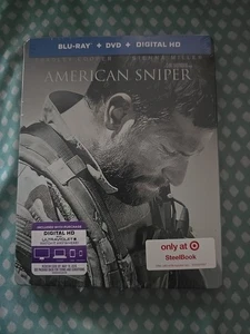 American Sniper (Blu-ray, DVD) Ziel exklusives Steelbook NEU VERSIEGELT - Versand in Verpackung - Bild 1 von 2